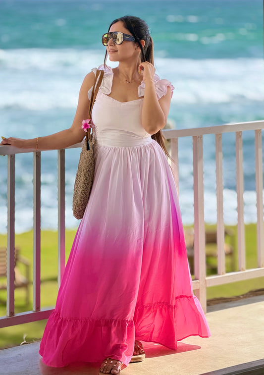 Cotton Candy Ombre Dress