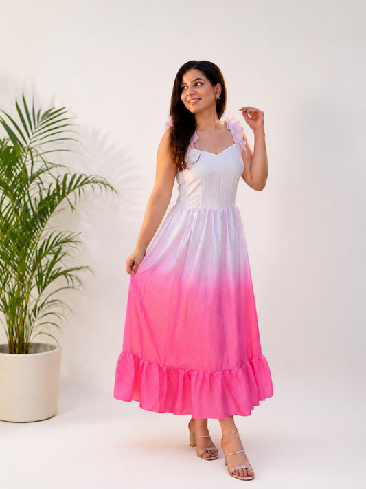 Cotton Candy Ombre Dress