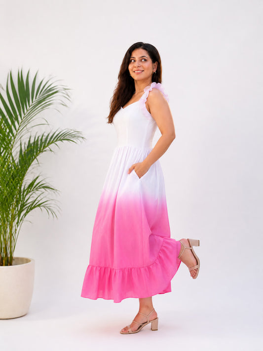 Cotton Candy Ombre Dress