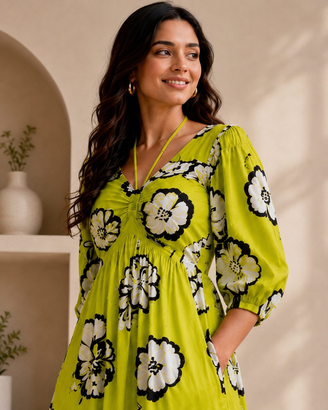 Lime Blossom Dress
