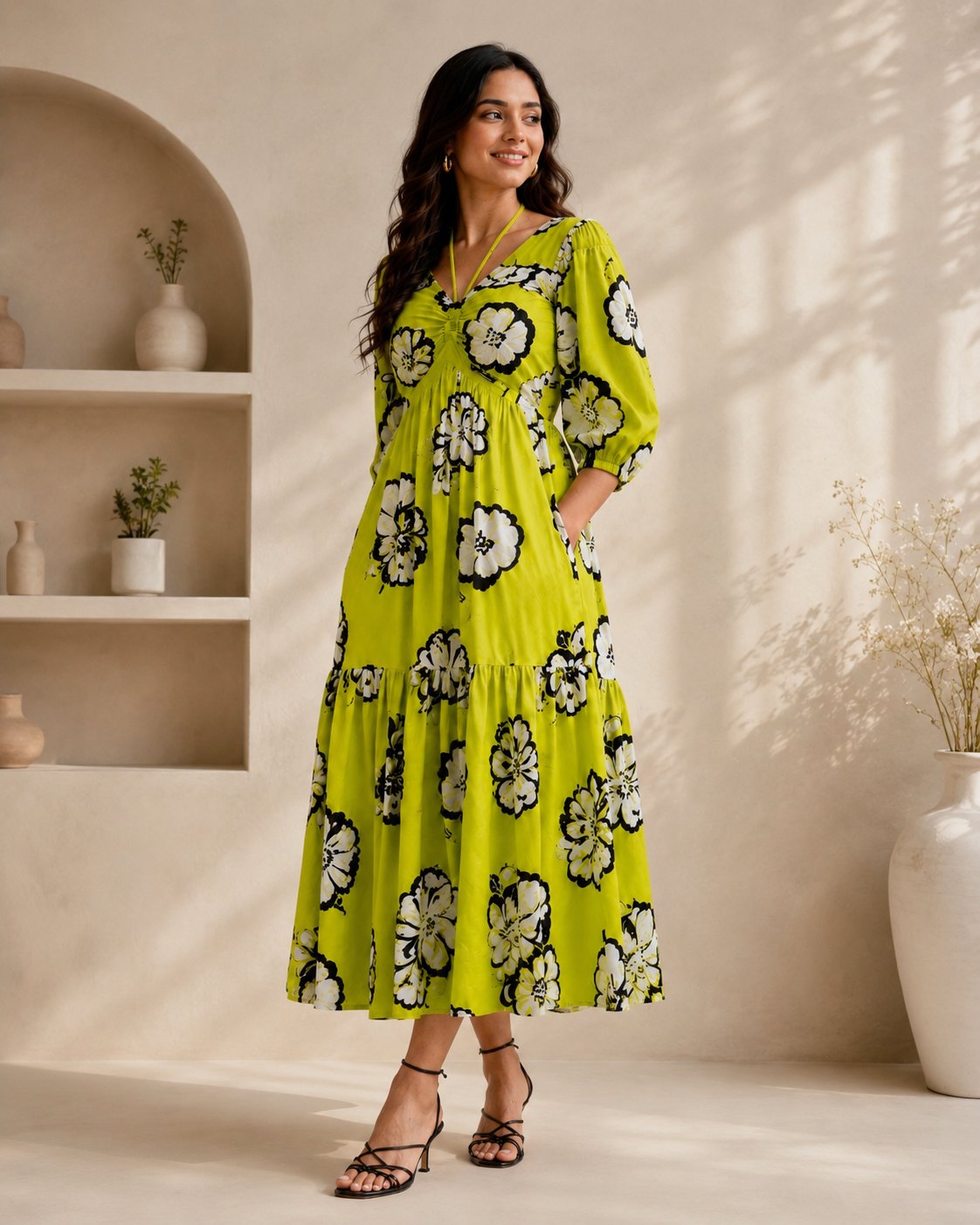 Lime Blossom Dress