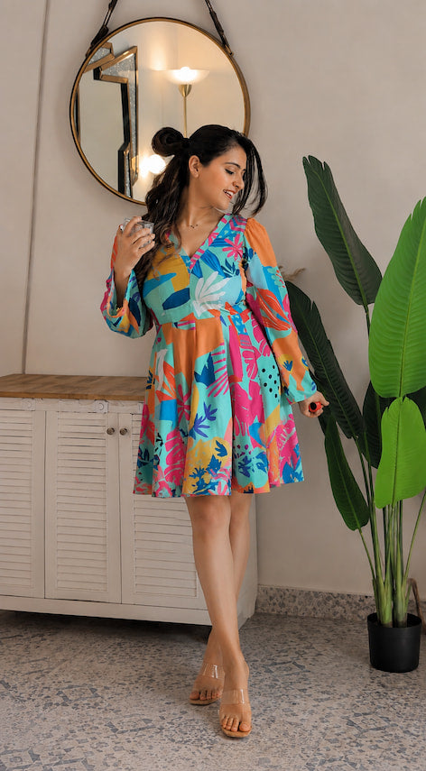 Funky Pop Mini Dress