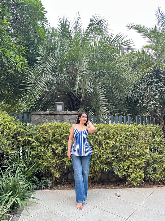 Blush Stripe Top