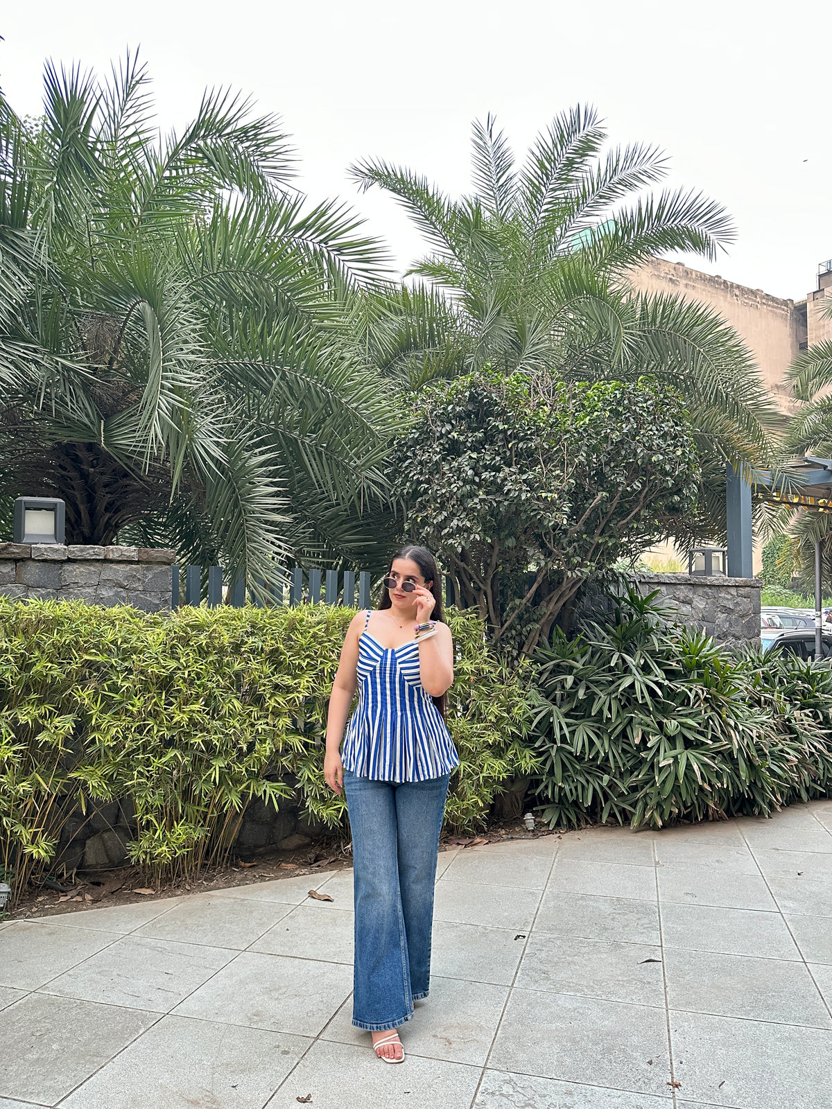 Blush Stripe Top