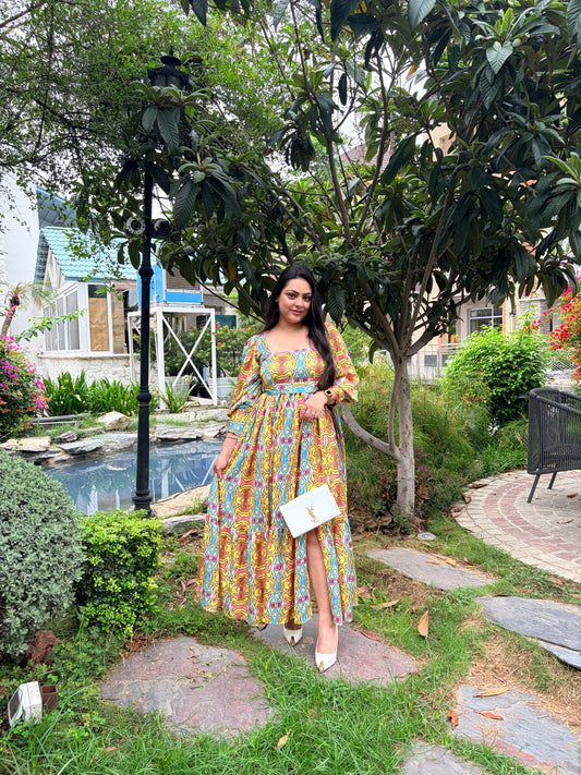 Neon Affair Luxe Dress