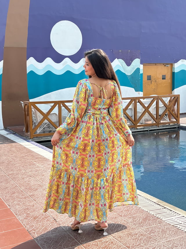 Neon Affair Luxe Dress