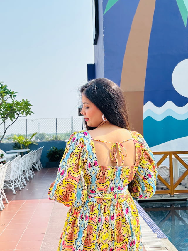 Neon Affair Luxe Dress